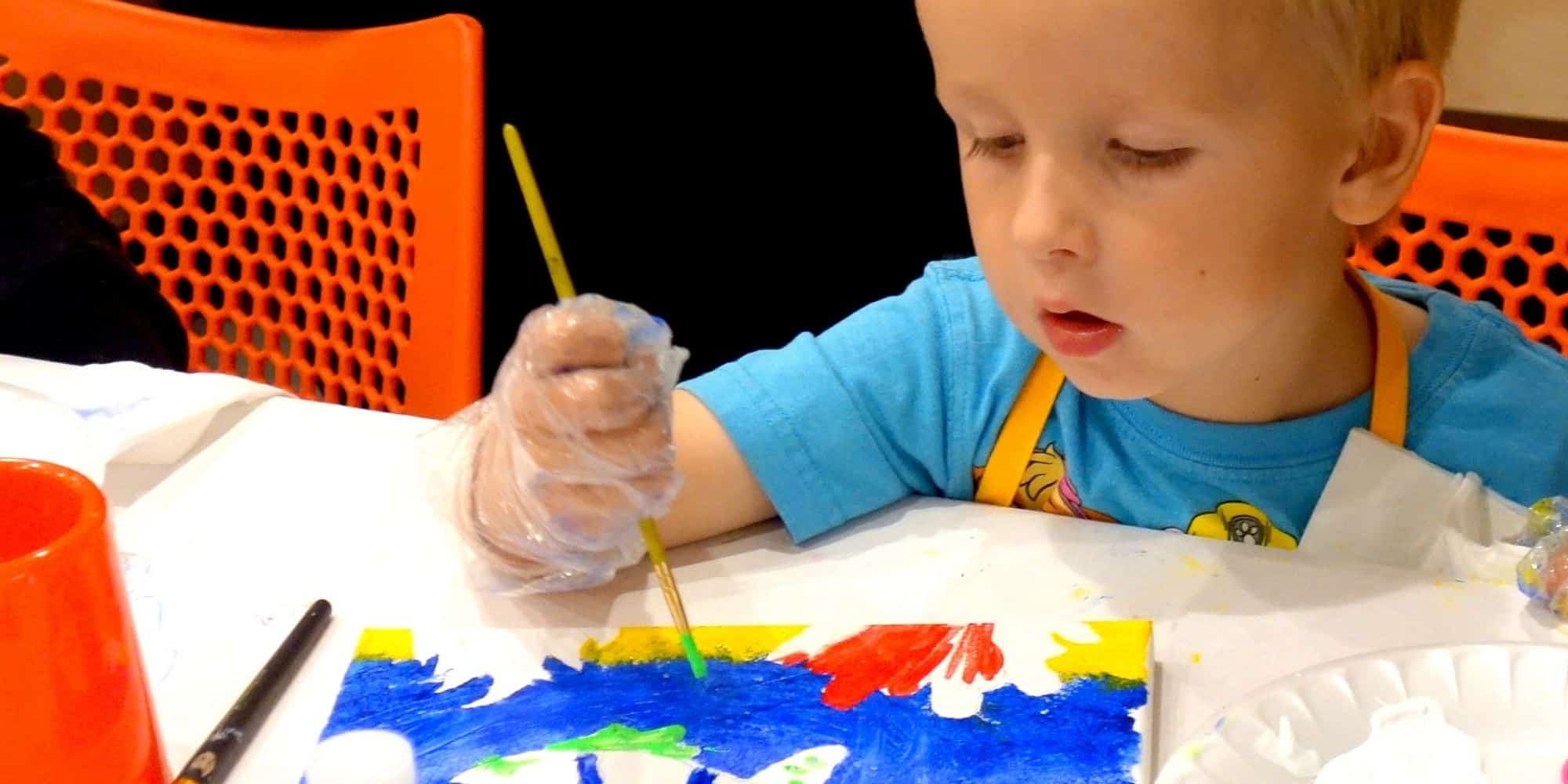 Paint Party for Boys North Fremont