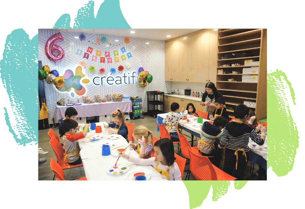 Painting Studio, Birthday Party, Kids Activity, Summer Camp - Creatif