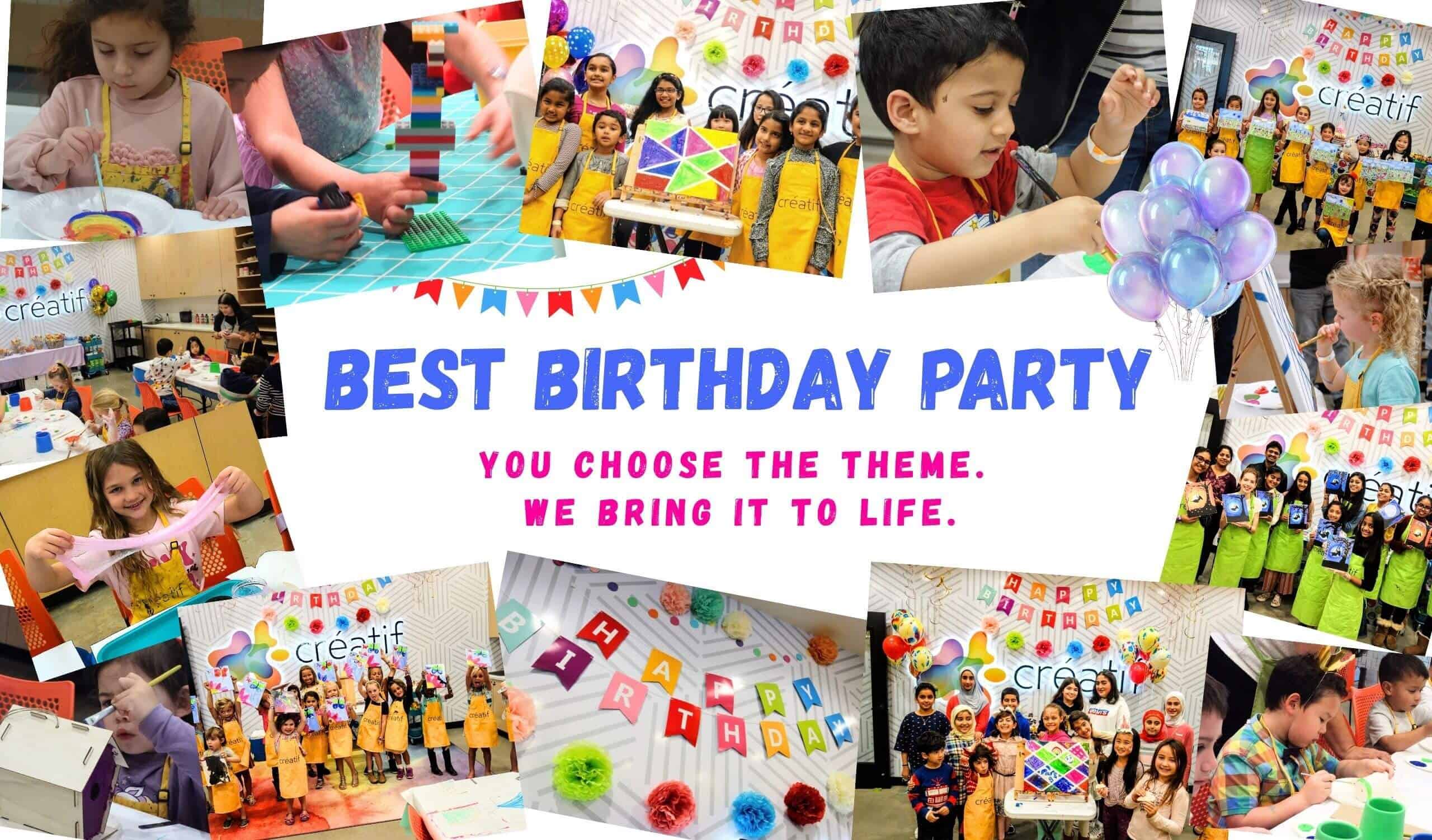 Coolest Birthday Party at Créatif