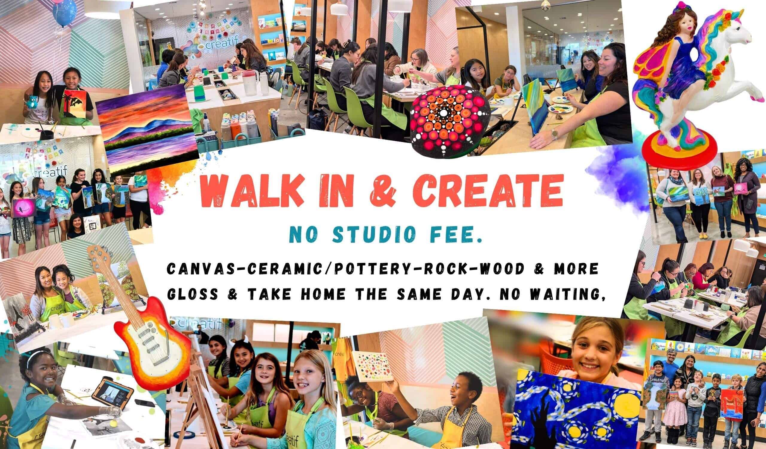 Walk-in DiY Activities at Créatif