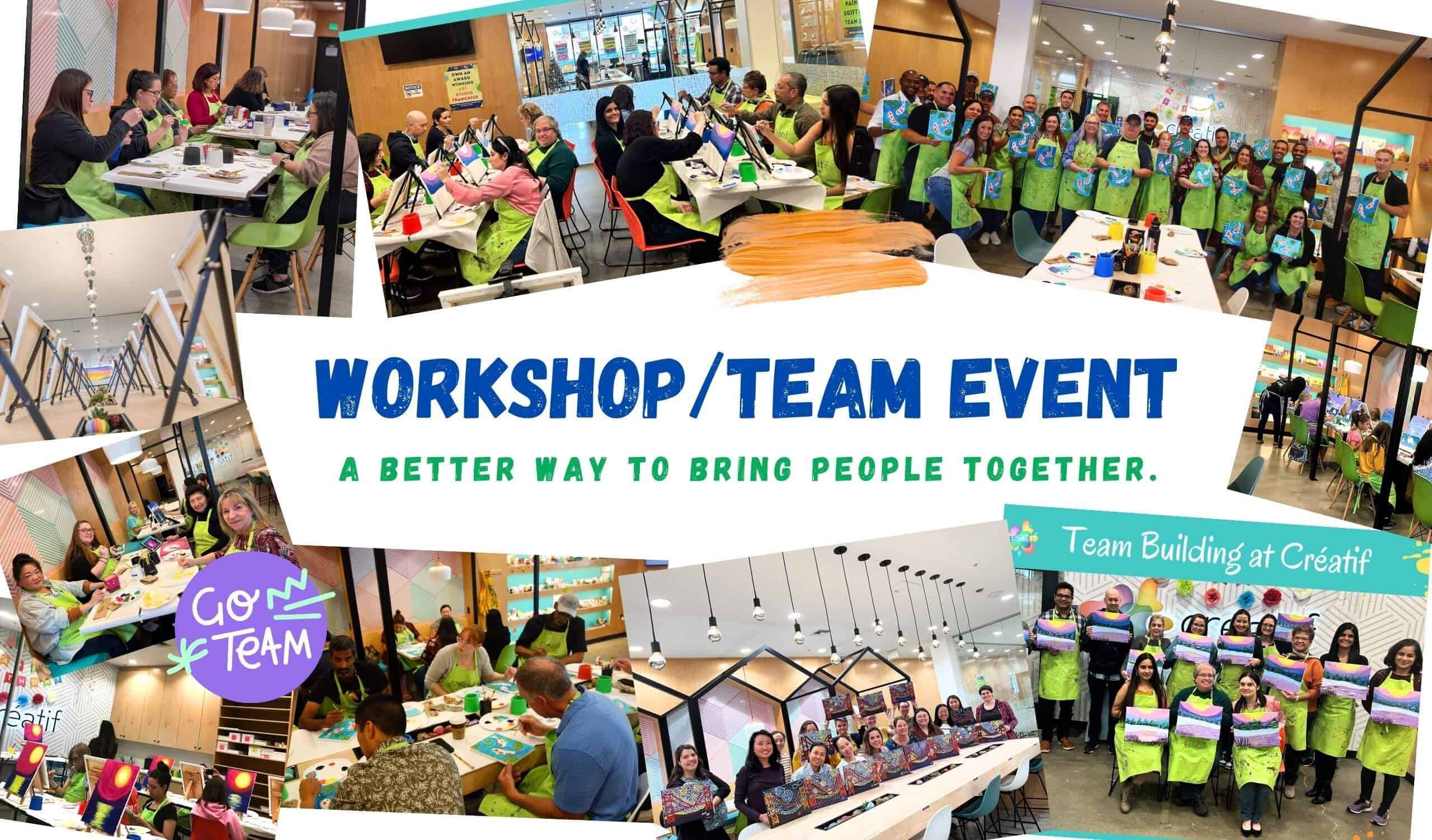 Fun Group Painting at Créatif Pleasanton